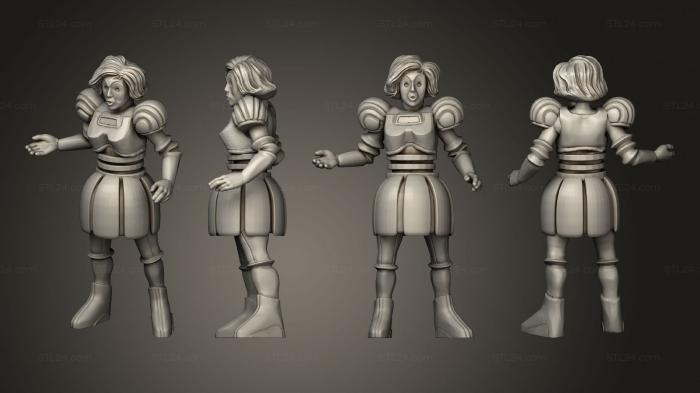 Figurines of people (Combat Space Balls 1, STKH_0438) 3D models for cnc