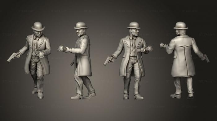 Figurines of people (CORE INVESTIGATORS 03, STKH_0442) 3D models for cnc