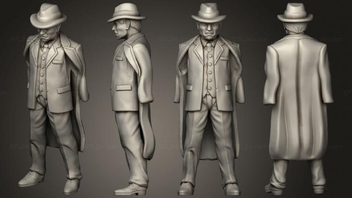 Figurines of people (CORE INVESTIGATORS 04, STKH_0443) 3D models for cnc