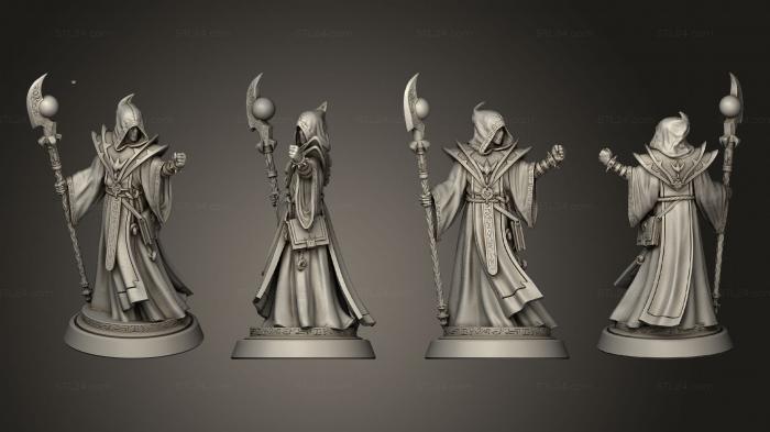 Figurines of people (Cult of Hunger Sorcerer, STKH_0462) 3D models for cnc
