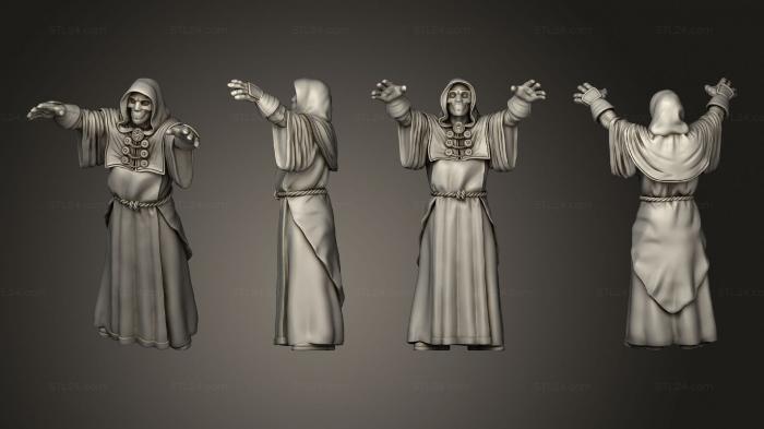 Figurines of people (Cultists 25, STKH_0474) 3D models for cnc