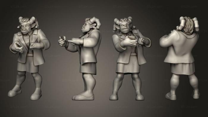 Figurines of people (Cyberwars Female Troll Frustrated, STKH_0496) 3D models for cnc