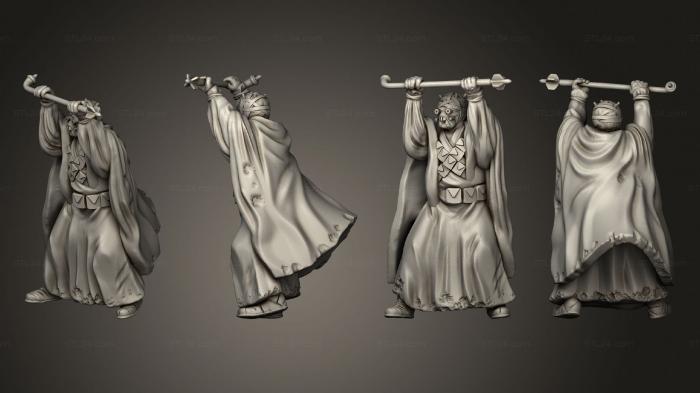 Figurines of people (Desert Warrior Standing, STKH_0551) 3D models for cnc