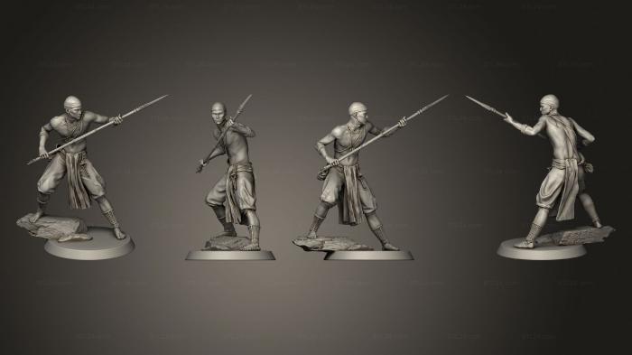 Figurines of people (Dinotopia Igorot Warrior Complete, STKH_0561) 3D models for cnc