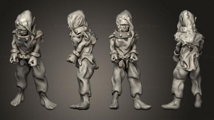 Figurines of people (Elf Female Slave Standing, STKH_0575) 3D models for cnc
