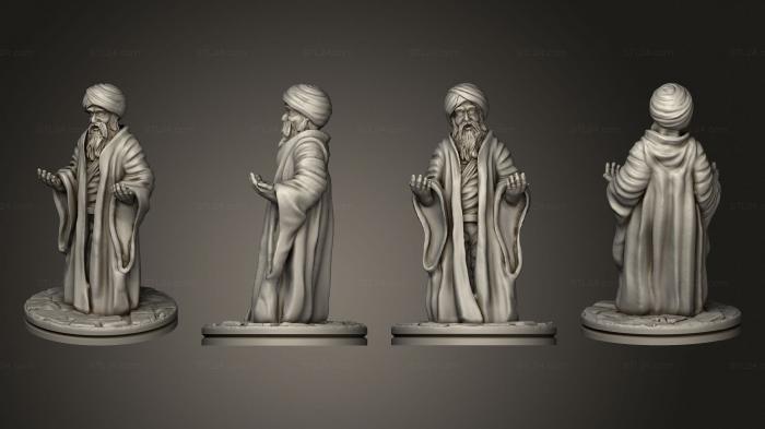 Статуэтки люди (Империя палящих песков, Основанная Стариком На Ногах, STKH_0587) 3D модель для ЧПУ станка