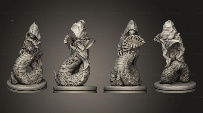 Статуэтки люди (Основанная волшебницей Империя Палящих Песков, STKH_0591) 3D модель для ЧПУ станка