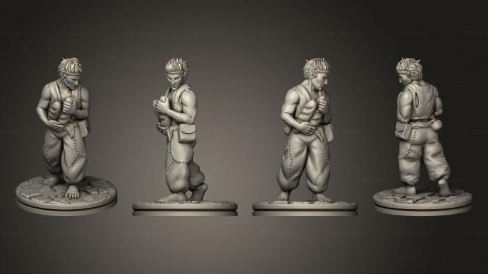 Figurines of people (Empire of Scorching Sands Street Rat Based, STKH_0592) 3D models for cnc