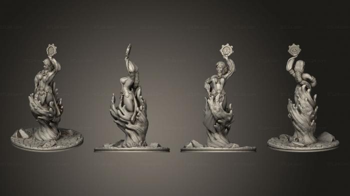 Figurines of people (Empire of Scorching Sands Water Djinn Based, STKH_0593) 3D models for cnc
