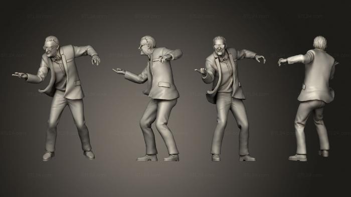 Статуэтки люди (Превосходный Человек, STKH_0605) 3D модель для ЧПУ станка