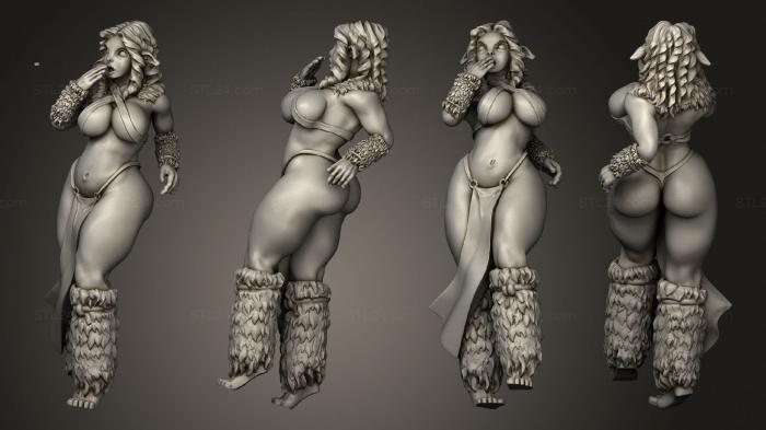 Figurines of people (Fantasy Firbolg Pin Up, STKH_0612) 3D models for cnc