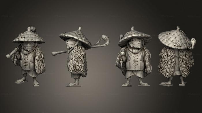 Figurines of people (fisherman 2, STKH_0623) 3D models for cnc