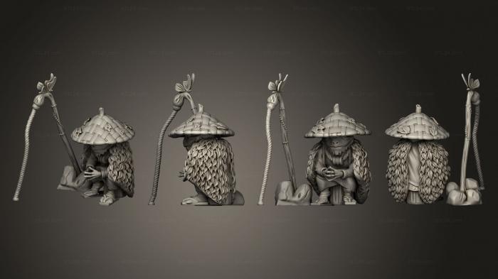 Figurines of people (fisherman 3, STKH_0624) 3D models for cnc