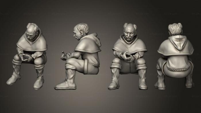 Figurines of people (Fisherman FM 2, STKH_0626) 3D models for cnc