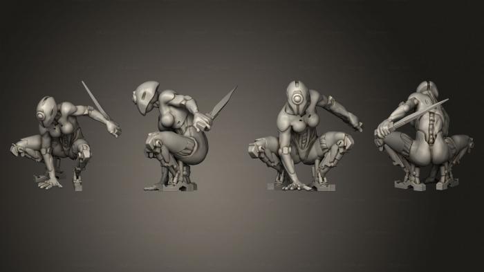Figurines of people (FKMSA SEXY DROID ASSASIN A, STKH_0634) 3D models for cnc