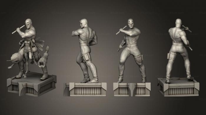 Figurines of people (Francis Q Daredevil, STKH_0643) 3D models for cnc