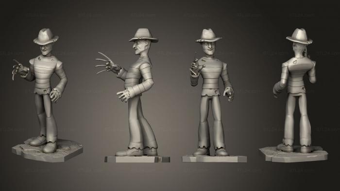 Figurines of people (Freddie Kruger, STKH_0645) 3D models for cnc