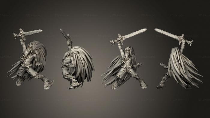 Figurines of people (Frenzy Korred, STKH_0648) 3D models for cnc