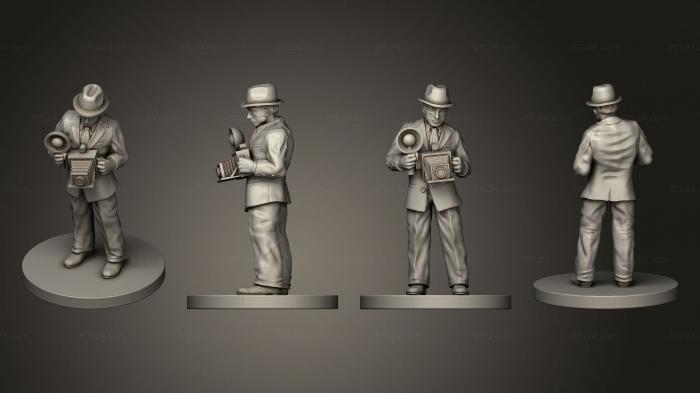 Статуэтки люди (Хоррор Даррелла Симмонса, STKH_0680) 3D модель для ЧПУ станка