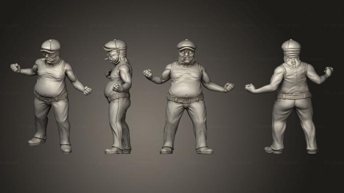Figurines of people (HYBRID 5, STKH_0684) 3D models for cnc