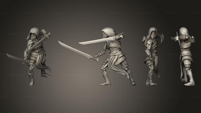 Figurines of people (Ironborn Fighter Onyx, STKH_0699) 3D models for cnc