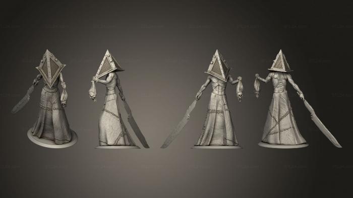 Статуэтки люди (Пирамидальная Головка Калобаса, STKH_0709) 3D модель для ЧПУ станка
