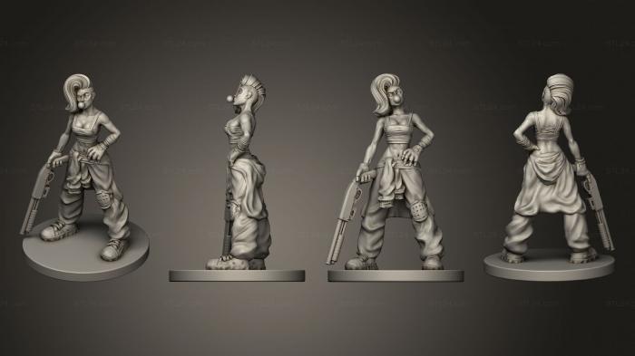 Figurines of people (Karen, STKH_0714) 3D models for cnc