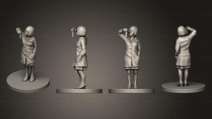 Статуэтки люди (Кейт Уинтроп, STKH_0718) 3D модель для ЧПУ станка