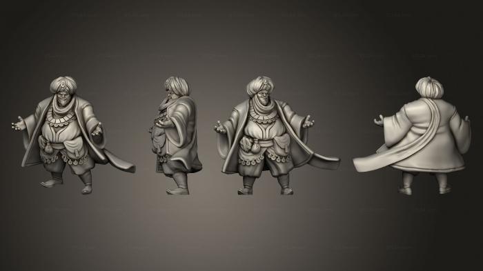 Figurines of people (Khalid al Bazaar, STKH_0721) 3D models for cnc