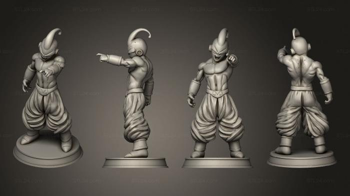 Figurines of people (KID BUU, STKH_0722) 3D models for cnc