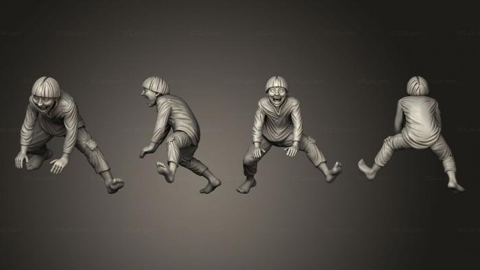 Figurines of people (Kids Child 4, STKH_0727) 3D models for cnc