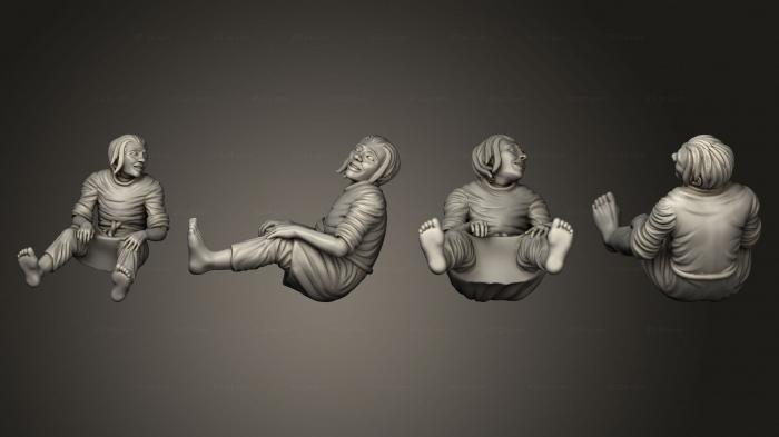 Статуэтки люди (Дети Ребенок 5, STKH_0728) 3D модель для ЧПУ станка
