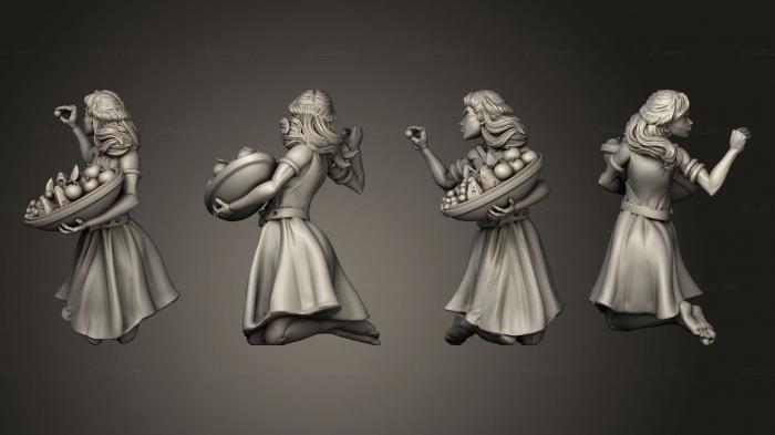 Figurines of people (King s Cae Maiden C, STKH_0736) 3D models for cnc