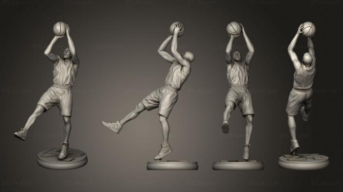 Figurines of people (Kobe Bryant Nikko, STKH_0740) 3D models for cnc