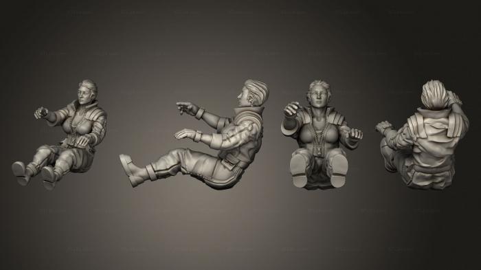 Figurines of people (Lana Seated, STKH_0742) 3D models for cnc