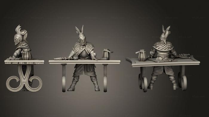 Figurines of people (Last Sword 2021 11 Bolt Throwers Crew 5, STKH_0747) 3D models for cnc