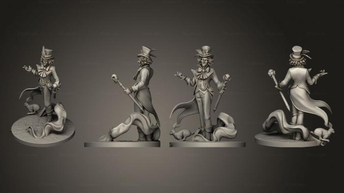 Figurines of people (Mad Hatter 1, STKH_0752) 3D models for cnc