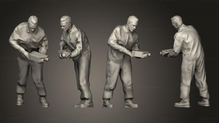 Figurines of people (mecanicos Monster 02, STKH_0769) 3D models for cnc