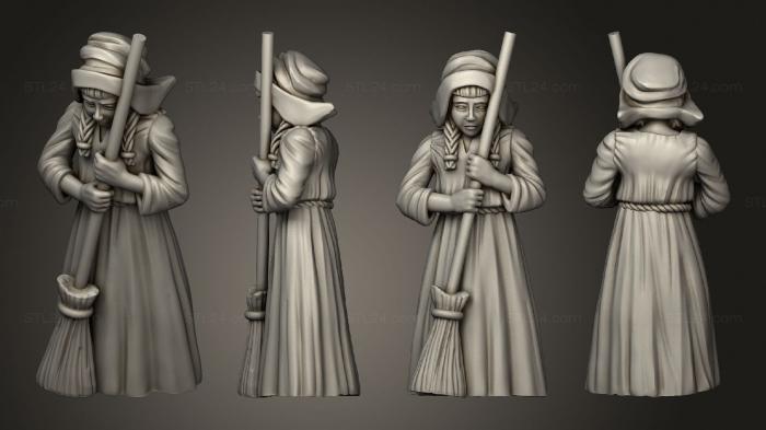 Figurines of people (Medieval Village G 01, STKH_0782) 3D models for cnc