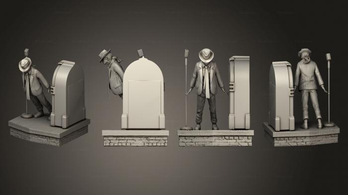 Figurines of people (Mickael Jackson jumbox, STKH_0804) 3D models for cnc