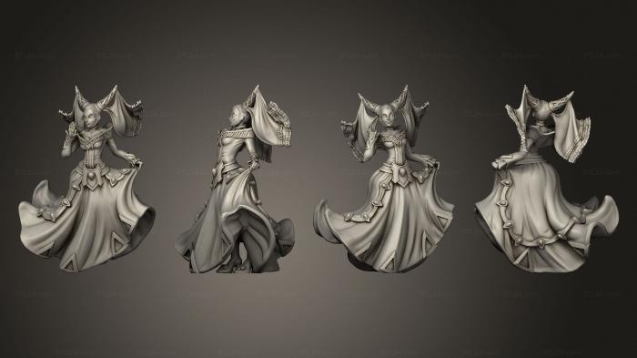 Figurines of people (Royal Feast Noble Woman B, STKH_0871) 3D models for cnc