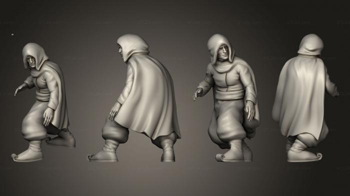 Figurines of people (Scout, STKH_0887) 3D models for cnc