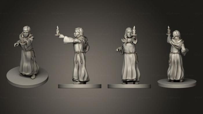 Figurines of people (Sister Mary, STKH_0895) 3D models for cnc