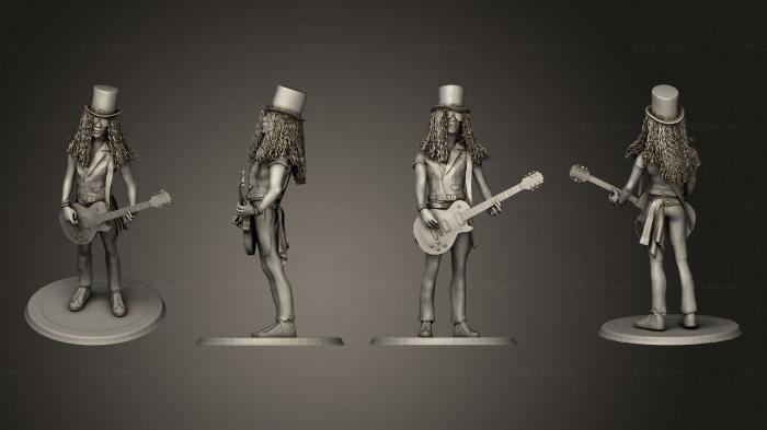 Figurines of people (Slash v 2, STKH_0896) 3D models for cnc