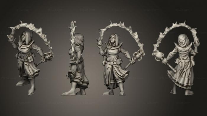 Figurines of people (Sorceress Wand, STKH_0907) 3D models for cnc