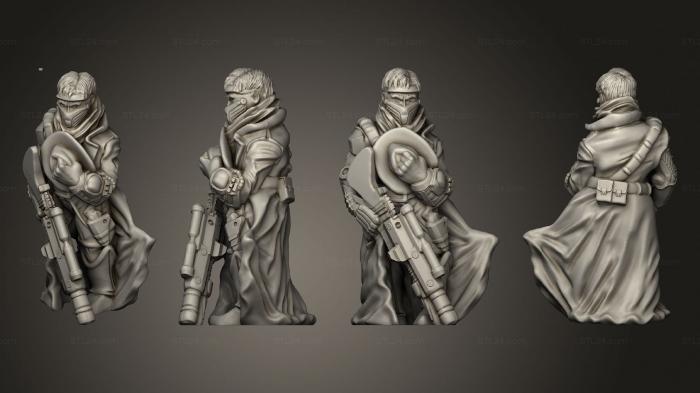 Figurines of people (Space Cowboy, STKH_0908) 3D models for cnc