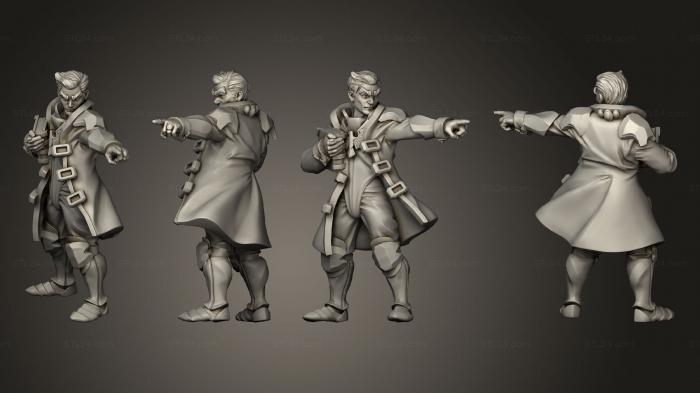 Figurines of people (Titan City Stories Cyril Hawk Mentor, STKH_0940) 3D models for cnc