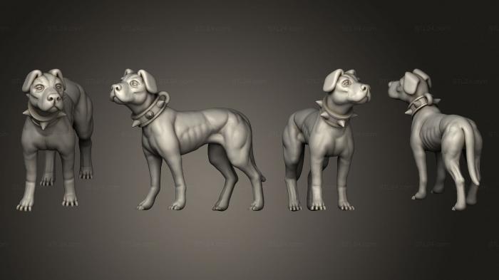 Статуэтки люди (Горожане Натравили Собаку - Крысолова, STKH_0950) 3D модель для ЧПУ станка
