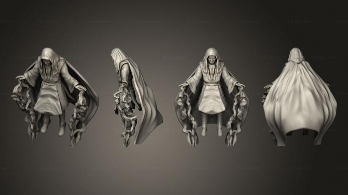 Figurines of people (Undying Emperor Lightning Pose 4 Hooded Scarred, STKH_0963) 3D models for cnc