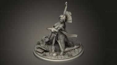 Figurines of people (Alara The Ritual statue nsfw, STKH_1109) 3D models for cnc